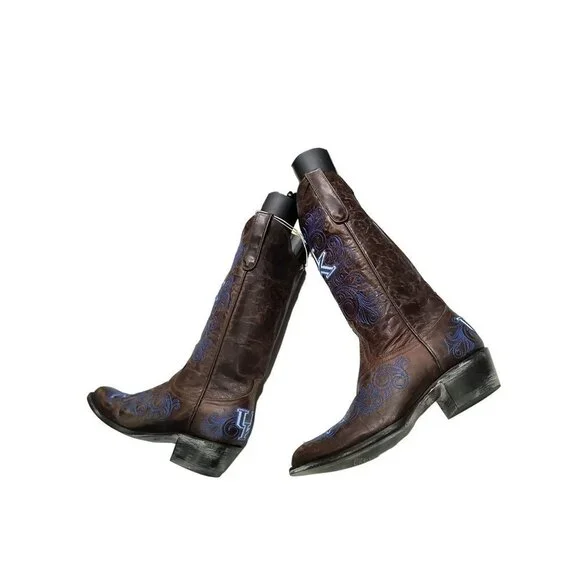 University of Kentucky Wildcats Cowgirl Boots, Woman's Size 7 NWT Embroidered - Picture 11 of 12